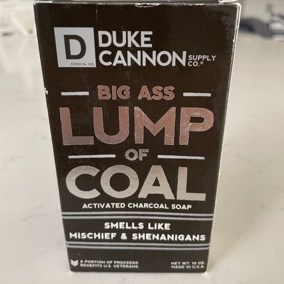Duke Cannon Supply Co Big Ass Lump of Coal Activated Charcoal Soap Blk OS Unisex - Picture 5 of 5